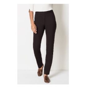 J.Jill brown espresso essential ponte slim leg pants size 2X